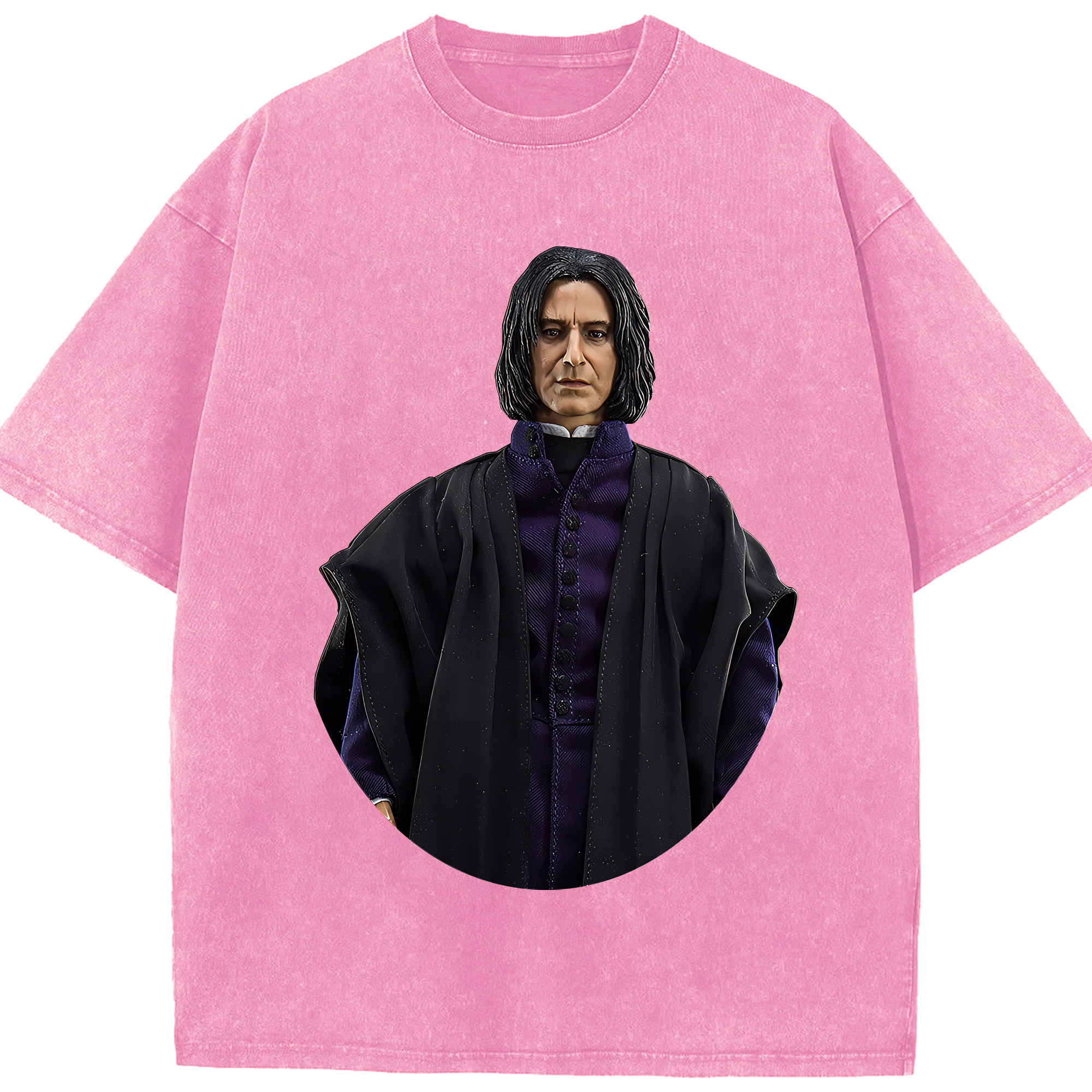 （画像用） Harry Potter ハリー・ポッターシリーズ 綿100% ヴィンテージ風 半袖Tシャツ（フロントプリント）
